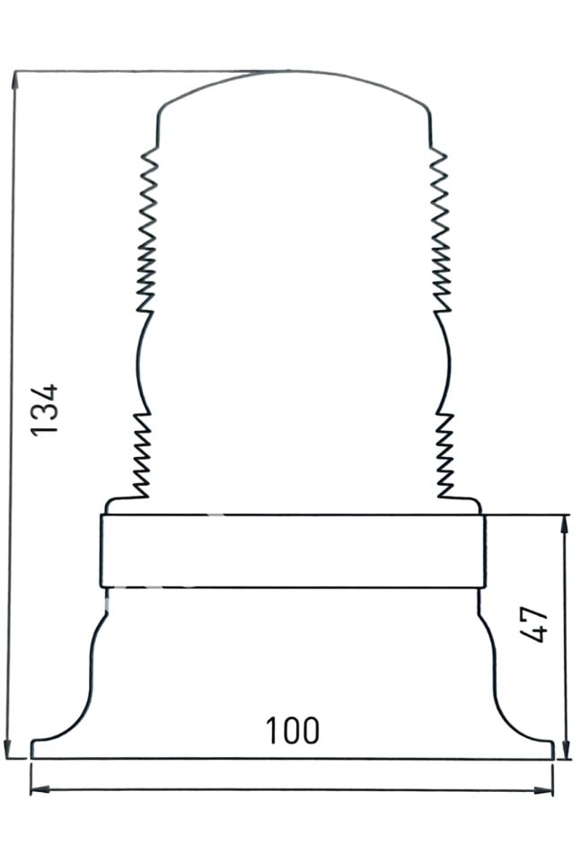 Forklift Led Tepe Lambası Boru Tip